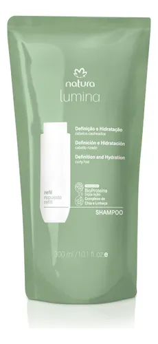 Shampoo  Lumina Cabello Rizado Repuesto 300 Ml- Natura®
