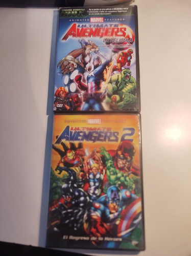 Avengers Ultimate La Película, 2 Dvds Hulk Capitán America