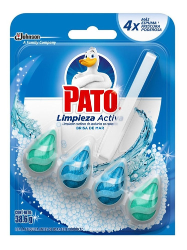 Pato limpieza activa limpiador de baños pato brisa marina 38.6g