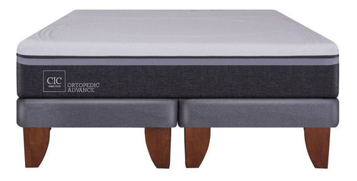 Cama Europea Cic Ortopedic Advance 2 Plazas Base Dividida