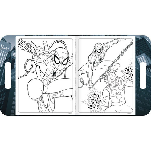 Livro Infantil Colorir Spider-man 16fls. 190x250mm Tilibra