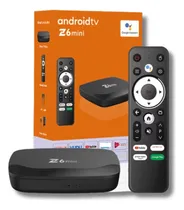 Comprar Tv Box Z6 Mini Convertidor Smart Android Tv Control Por Voz Negro De Voz