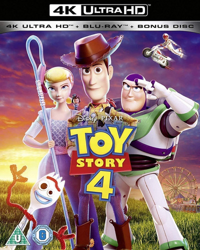 Toy Story 4 Pelicula Pixar Uhd 4k + Blu-ray