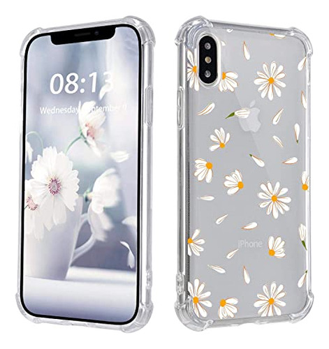 Daisy Flower Petal iPhone XS Max Case,ultra Drop-proof Tra