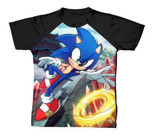 Remeras Sublimadas Niños Sonic