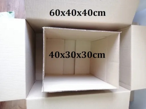 Cajas Para Mudanzas Pack 09 Cajas (03 Grandes Y 06 Medianas)