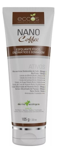 Exfoliante facial y corporal enzimático con café nano