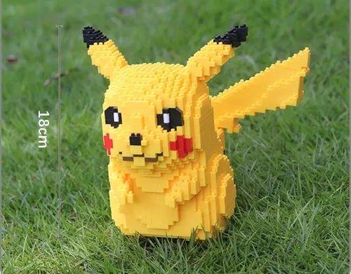 Perfumado Lego Minifigures Pokemon Pikachu Blocos De Derramar