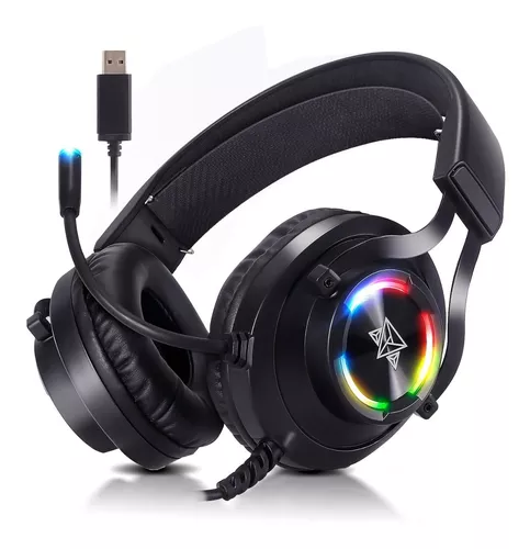 Fone Microfone Headset Para Jogos Gamer 7.1 para PC Notebook Xbox