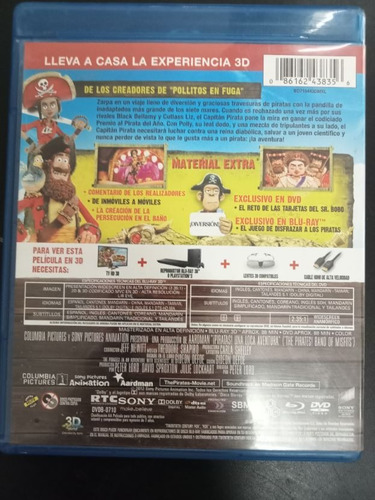Piratas! Una Aventura Loca 3d (Usado)