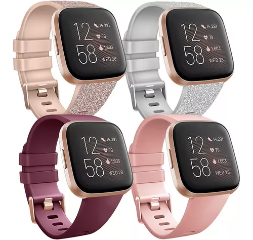 Correa de correa de silicona de repuesto para reloj Fitbit Versa 2 \ Versa  \ Versa \ Versa Lite EE. UU.