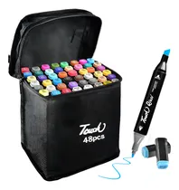 Comprar 48 Colores Marcadores Doble Punta Pincel Plumon Touch Ohuhu