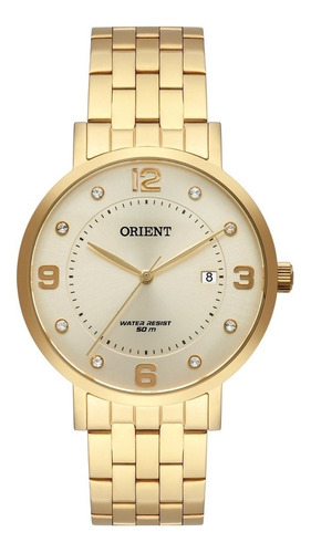 Relogio Orient Feminino Dourado Original Fgss1165 C2kx