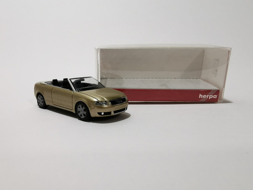 Herpa Audi A4 Cabrio Coleccion Germany A Escala 1/87 Dorado (Usado)