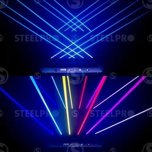 Barra 6 Laser Steelpro Andromeda 3 En 1 Rgb 500mw X 6