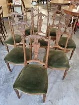 Comprar Galli 8 Antiguas Sillas Comedor Francés Luis Xvi