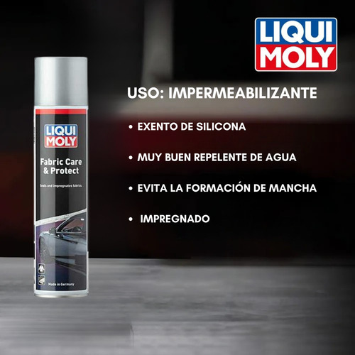 Protector De Telas Y Tejidos Liqui Moly Fabric Care 400ml