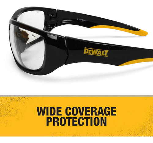 Dewalt Dpg94-1c Dominator Gafas De Seguridad, Lentes Transpa