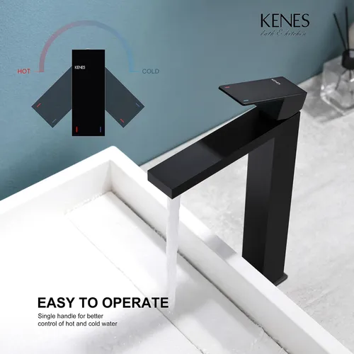 Canilla C/drenaje Para Baño 25cm Negro