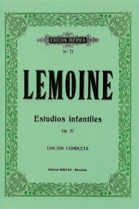 Libro 50 Estudios Infantiles Op.37 - Lemoine, Henri
