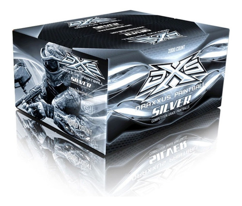 Caja 2000 Gotcha Paintball Draxxus Silver Xtreme P