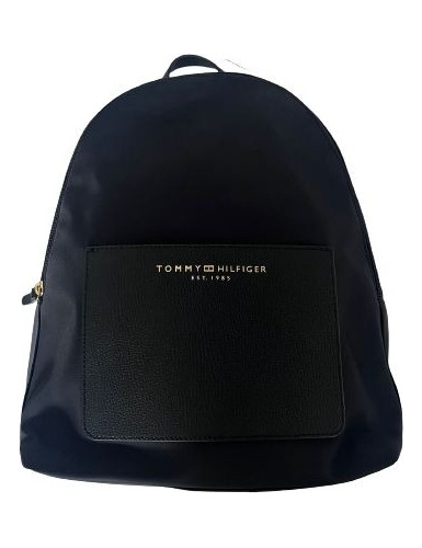 Mochila Tommy Hiilfiger Original Con Etiquetas Color Negro