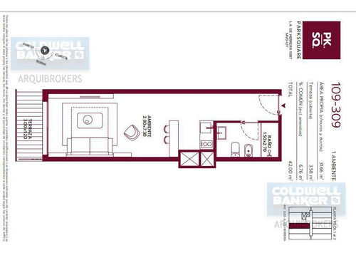 Imagen 2 de 25 de Venta Monoambiente En Pocitos Nuevo Con Terraza