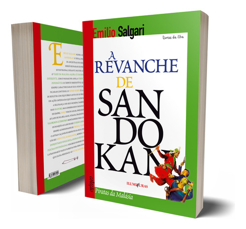 A revanche de Sandokan, de Salgari, Emilio. Editorial Editora Iluminuras Ltda., capa mole em português, 2021