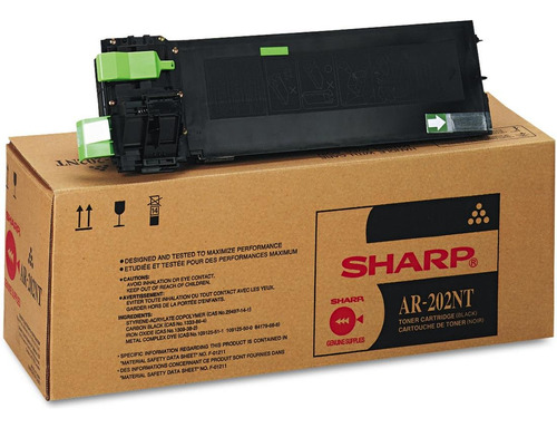 Sharp Ar-202nt - Cartucho De Tóner Negro De  Páginas