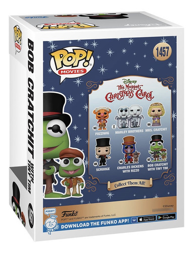 Bob Cratchit Con Tiny Tim #1457 Los Muppets Funko Pop! Retro