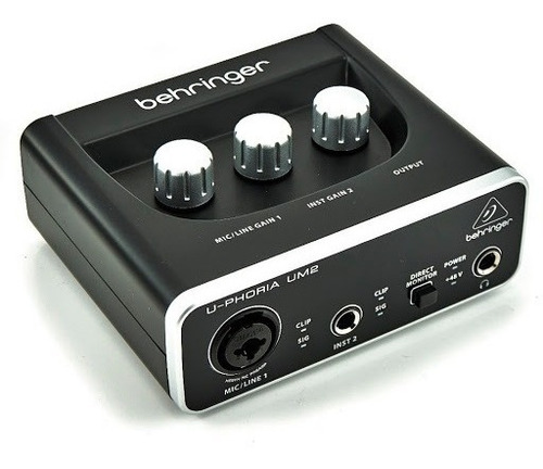 Behringer U-phoria Um2 - Placa De Audio