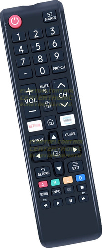 Control Remoto Para Samsung Smart Tv Series 6 7 8 Curvo 