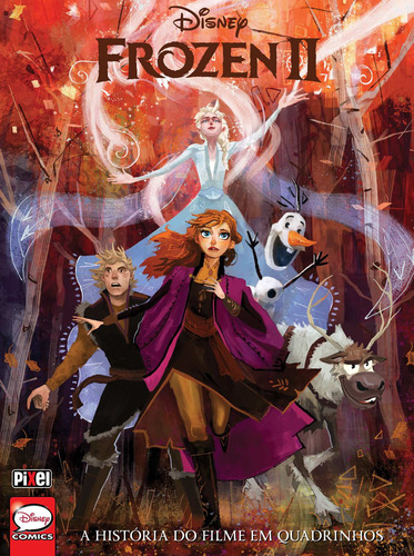 Frozen 2 - HQ, de Disney. Editorial Pixel, capa dura em português, 2020