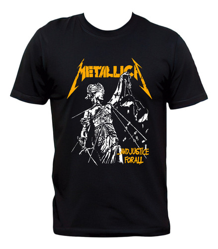 Remera Metallica And Justice For All Thrash Metal