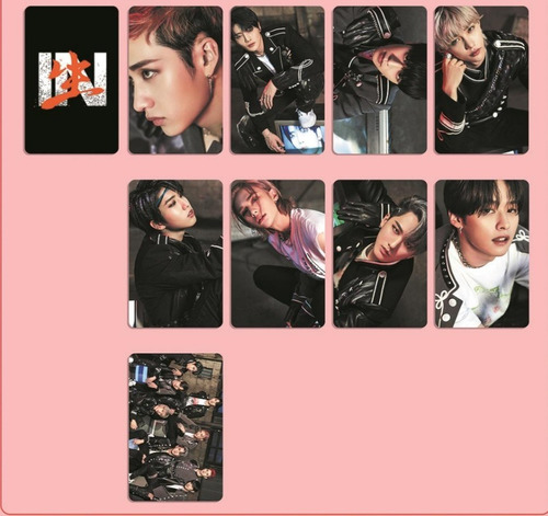 Set Photocard × 9 - Stray Kids - Fan Made
