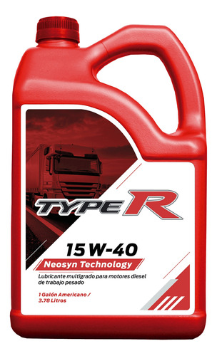 Lubricantes Motor Diesel Typer 15w40 Api Ci-4 En Galon Caja