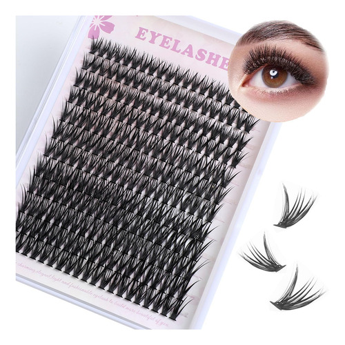 Kit De Extensión De Pestañas Mezcla 30d 40d Con Unión