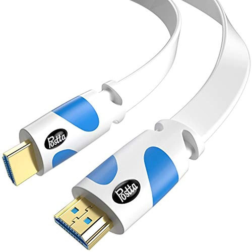 Cable Hdmi Plano 30 Pies Postta 4k Cable Hdmi2.0 Compatible