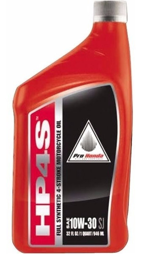 Aceite Original Pro Honda Hp4s 4t 10w-30 100% Sintetico Md!
