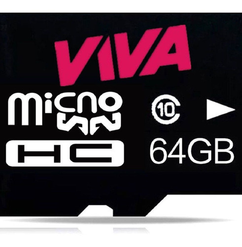 Cartão De Memória Micro Sdhc 64 Gb Viva Classe 10