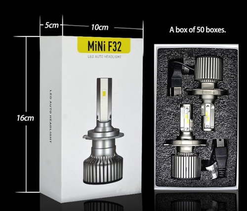 Bombillos Luces Led H3 10.800 Lúmenes 12000 Rpm 12v-24v