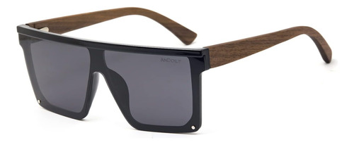 Andoilt Gafas De Sol De Madera Para Hombres Y Mujeres, Prote