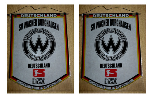 Banderin Grande 40cm Alemania Sv Wacker Burghausen
