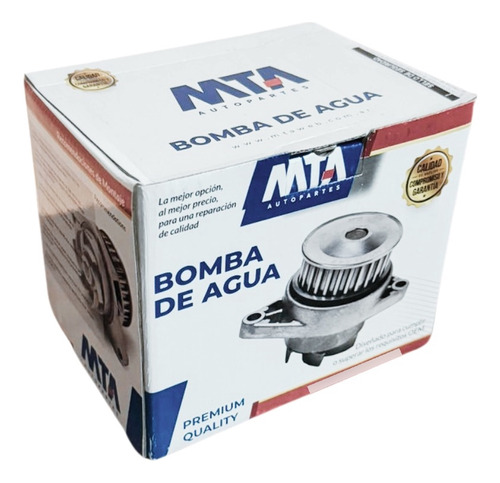 Bomba De Agua Fiat Ducato 2.5/2,8 Lts Td Maza Chica 