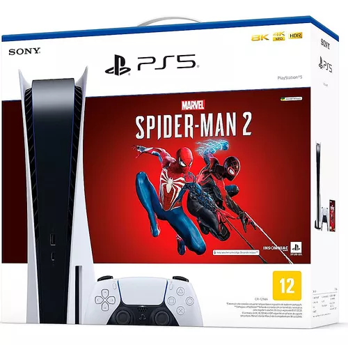 Marvel's Jogo Spider Man 2 - PS5 - Jogo Marvel's Spider M - Brasil Games -  Console PS5 - Jogos para PS4 - Jogos para Xbox One - Jogos par Nintendo  Switch - Cartões PSN - PC Gamer