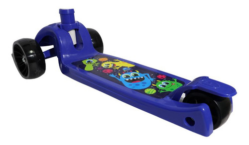 Patin Scooter Infantil Para Niño/niña Personajes Ajustable