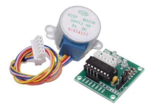 Motor Paso Paso 4 Fases 28byj-48 Con Driver Uln2003 Arduino