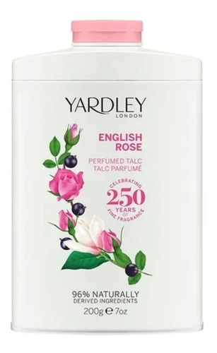 Talco Perfumado Yardley English Rose 200g - Selo Adipec