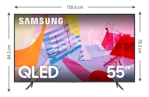 Imagen 3 de 4 de Samsung Pantalla 55 Qled 4k Uhd Smart Tv Msi