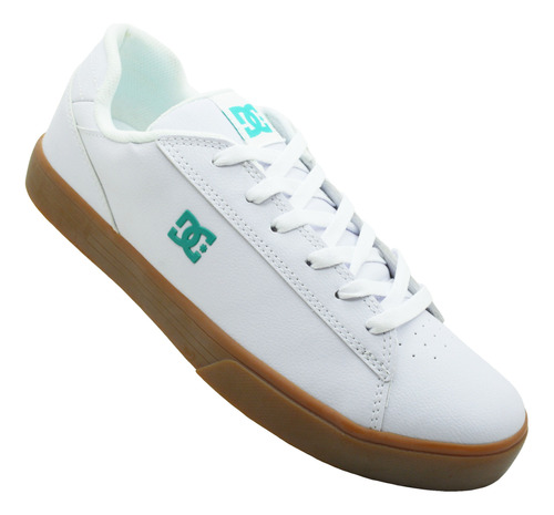 Tenis Dc Shoes Notch Sn Mx Adys100500 Hwg White/white/gum